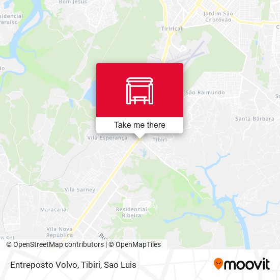 Entreposto Volvo, Tibiri map