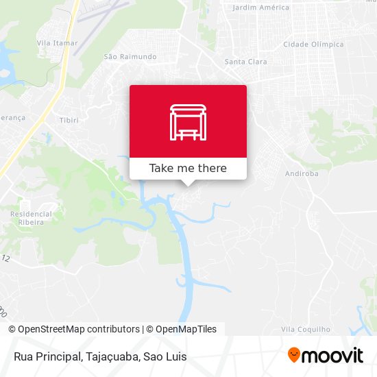 Rua Principal, Tajaçuaba map