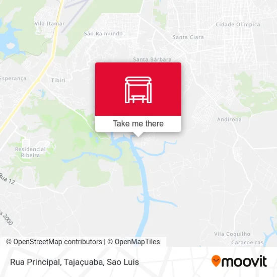 Rua Principal, Tajaçuaba map