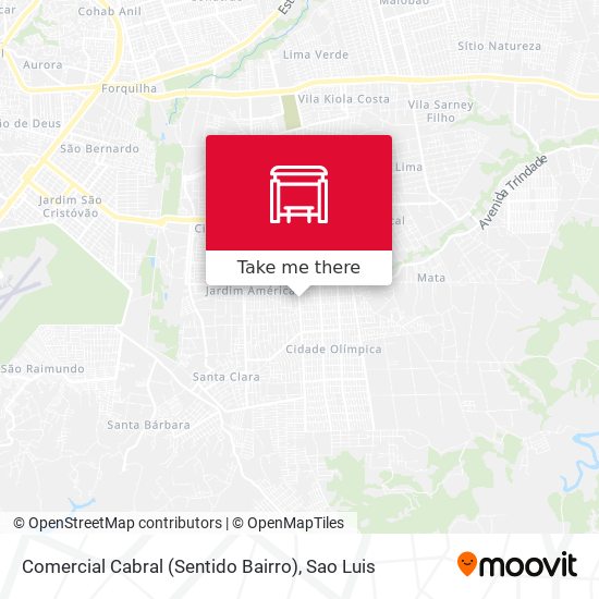 Comercial Cabral (Sentido Bairro) map