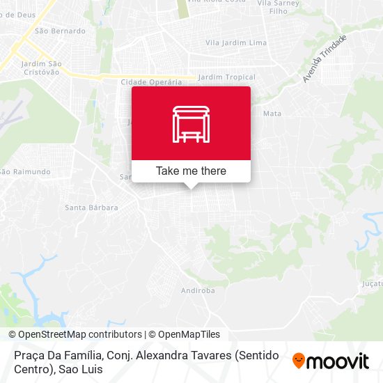 Mapa Praça Da Família, Conj. Alexandra Tavares (Sentido Centro)