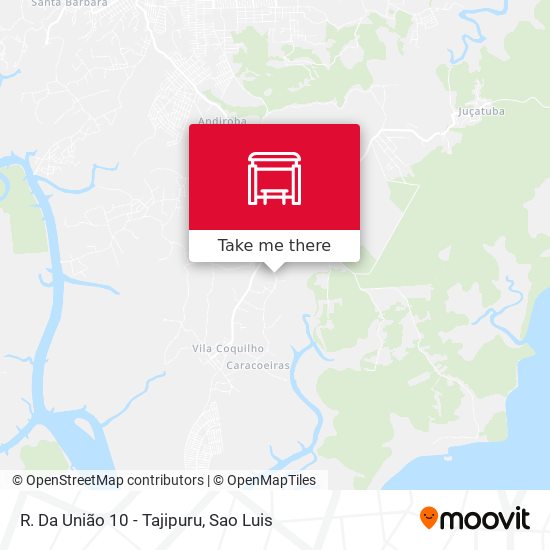 R. Da União 10 - Tajipuru map