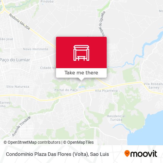 Mapa Condomínio Plaza Das Flores (Volta)