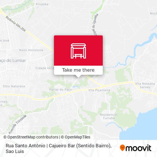 Rua Santo Antônio | Cajueiro Bar (Sentido Bairro) map