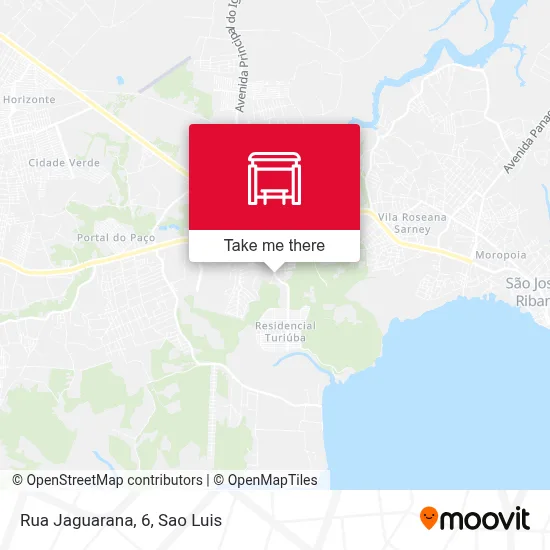 Rua Jaguarana, 6 map