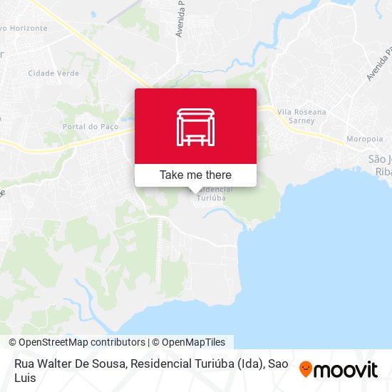 Rua Walter De Sousa, Residencial Turiúba (Ida) map