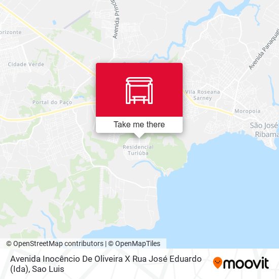 Avenida Inocêncio De Oliveira X Rua José Eduardo (Ida) map