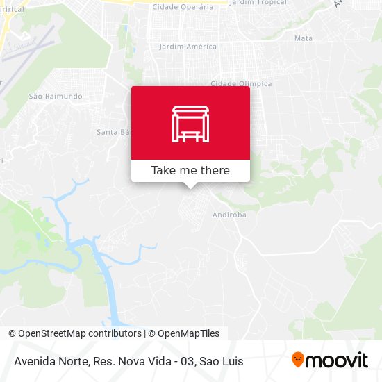 Avenida Norte, Res. Nova Vida - 03 map