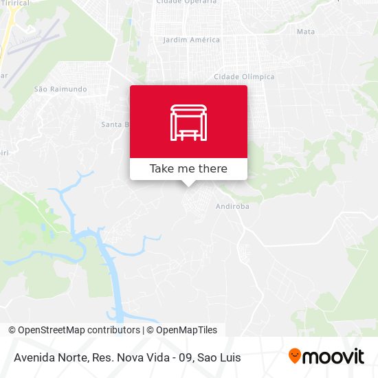 Avenida Norte, Res. Nova Vida - 09 map