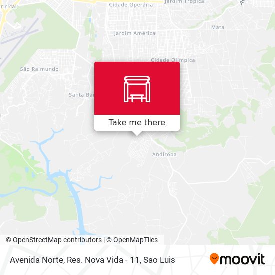 Avenida Norte, Res. Nova Vida - 11 map