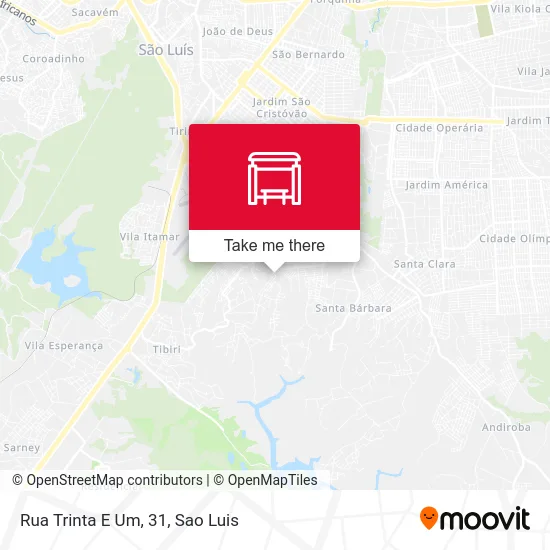 Rua Trinta E Um, 31 map