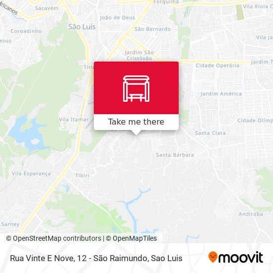 Rua Vinte E Nove, 12 - São Raimundo map