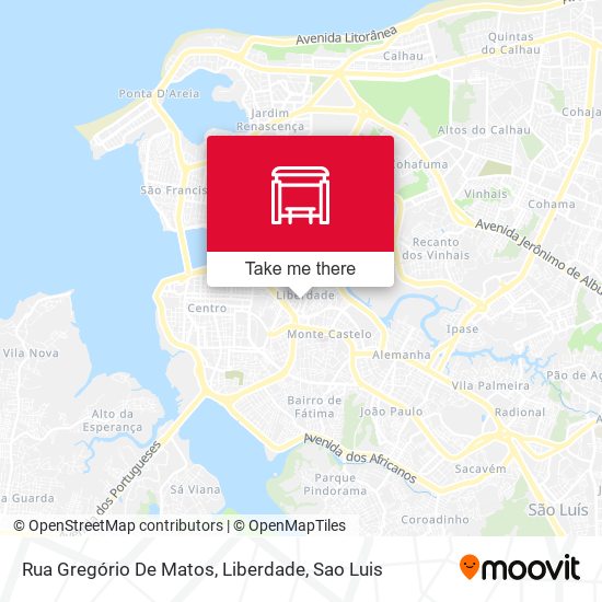 Mapa Rua Gregório De Matos, Liberdade