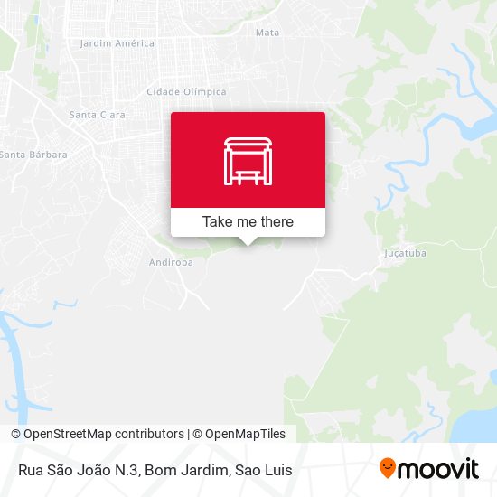 Rua São João N.3, Bom Jardim map