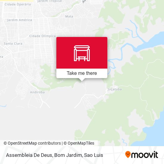 Assembleia De Deus, Bom Jardim map