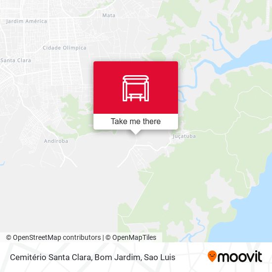 Mapa Cemitério Santa Clara, Bom Jardim