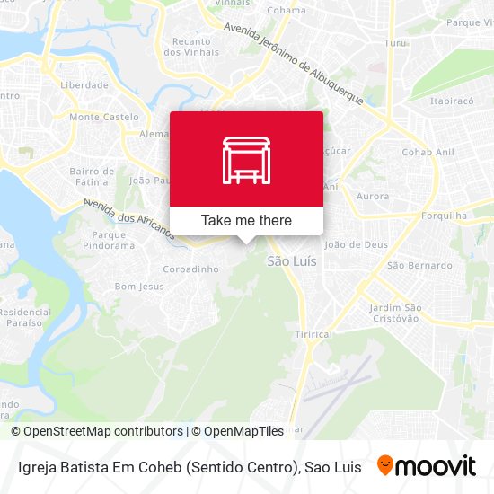 Igreja Batista Em Coheb (Sentido Centro) map