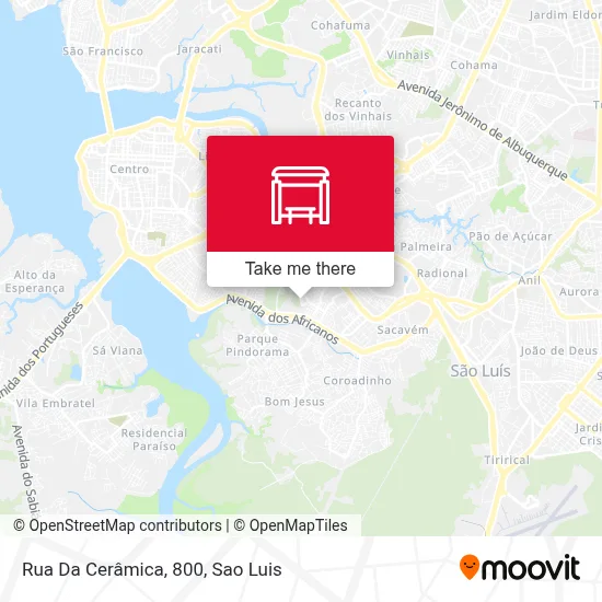 Rua Da Cerâmica, 800 map