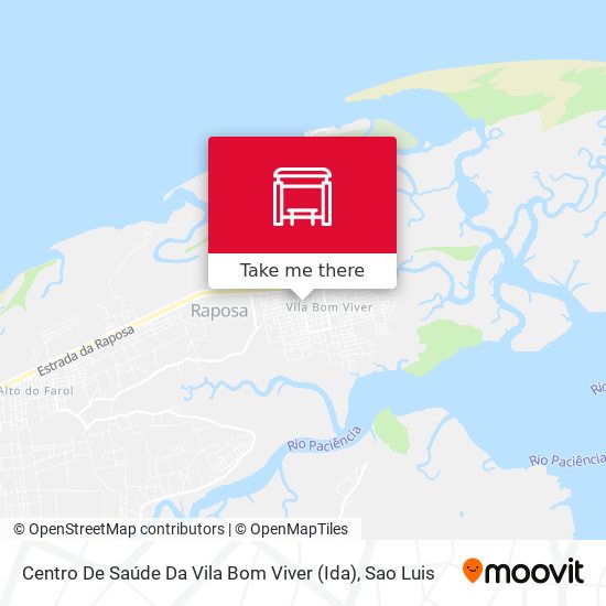 Centro De Saúde Da Vila Bom Viver (Ida) map