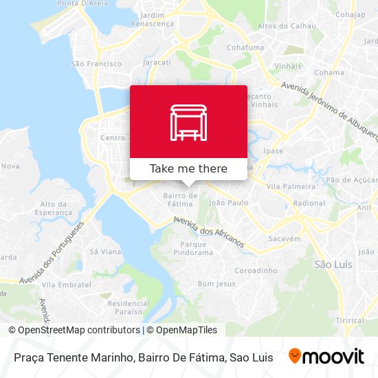 Praça Tenente Marinho, Bairro De Fátima map