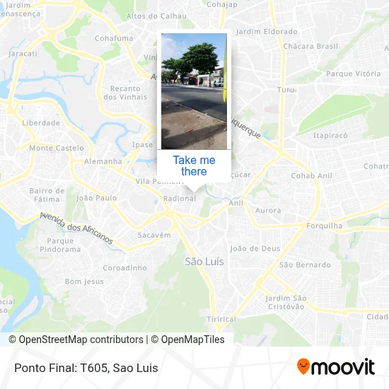 Ponto Final: T605 map