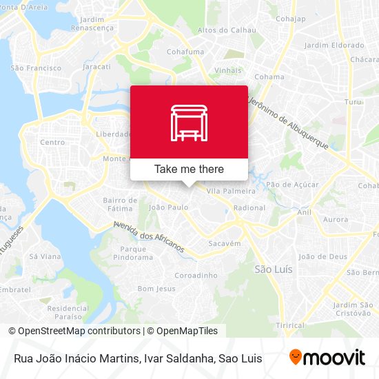 Rua João Inácio Martins, Ivar Saldanha map