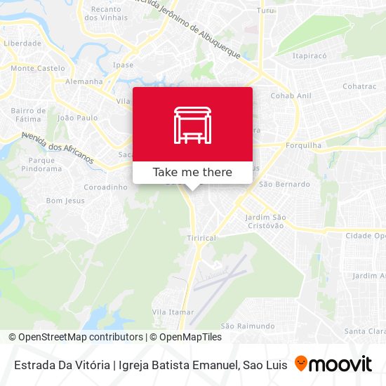 Estrada Da Vitória | Igreja Batista Emanuel map