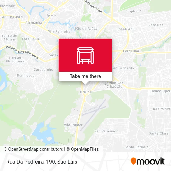 Rua Da Pedreira, 190 map