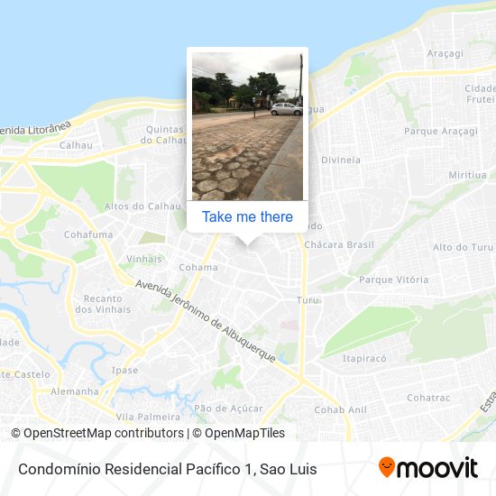 Condomínio Residencial Pacífico 1 map