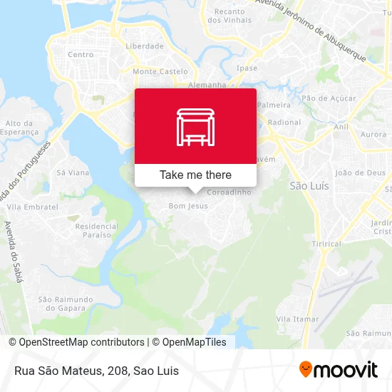 Rua São Mateus, 208 map