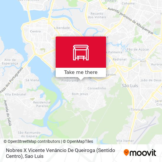 Nobres X Vicente Venâncio De Queiroga (Sentido Centro) map