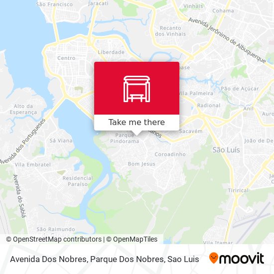 Avenida Dos Nobres, Parque Dos Nobres map