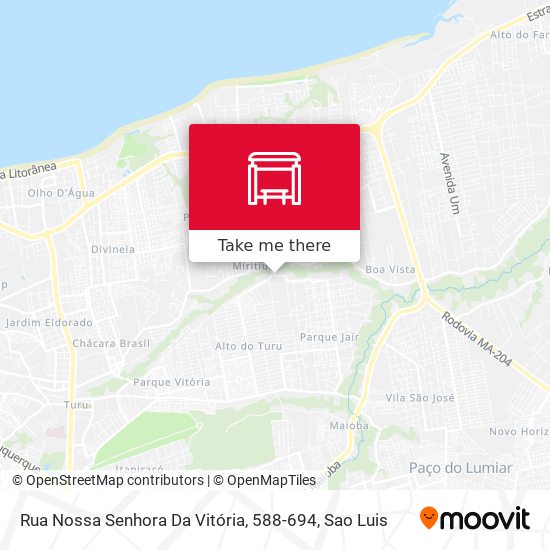 Rua Nossa Senhora Da Vitória, 588-694 map