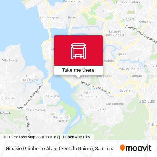 Ginásio Guioberto Alves (Sentido Bairro) map