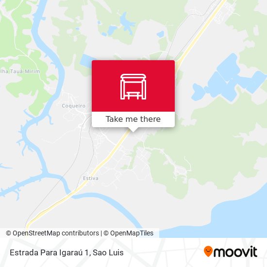 Estrada Para Igaraú 1 map