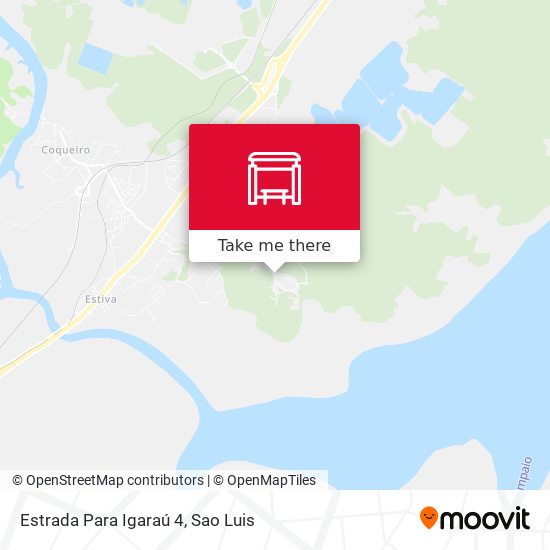 Estrada Para Igaraú 4 map