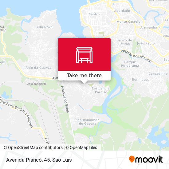 Avenida Piancó, 45 map