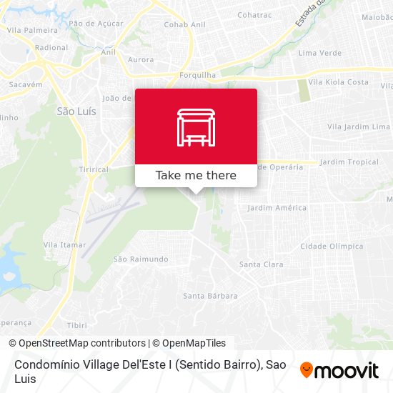 Condomínio Village Del'Este I (Sentido Bairro) map