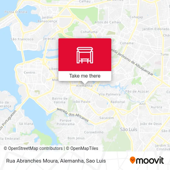 Rua Abranches Moura, Alemanha map