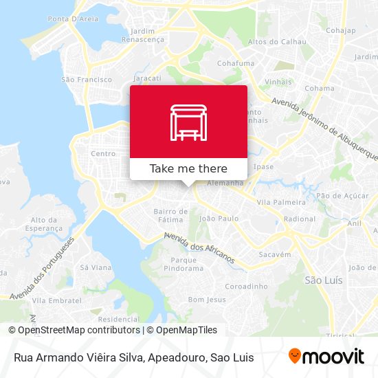 Mapa Rua Armando Viêira Silva, Apeadouro