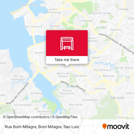 Rua Bom Milagre, Bom Milagre map