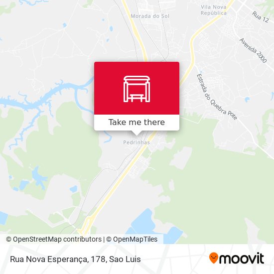 Rua Nova Esperança, 178 map
