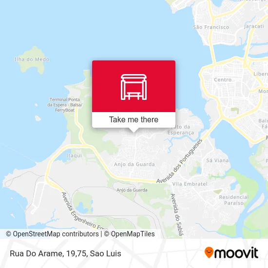 Rua Do Arame, 19,75 map