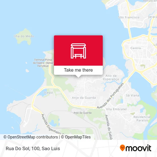 Rua Do Sol, 100 map