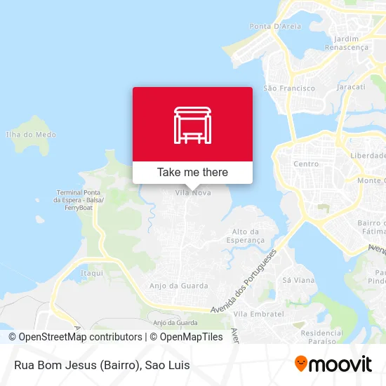 Rua Bom Jesus (Bairro) map