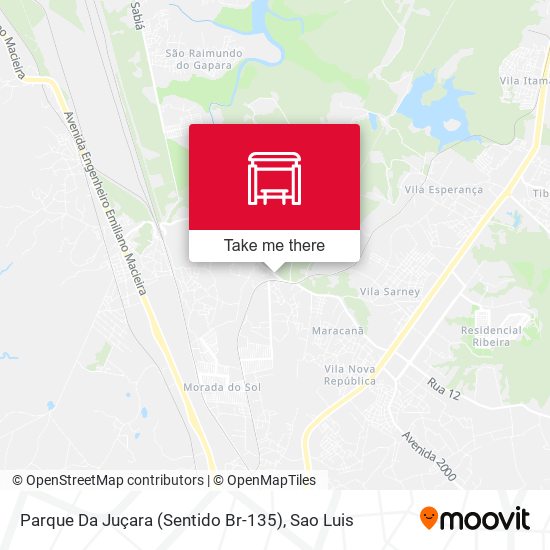 Parque Da Juçara (Sentido Br-135) map