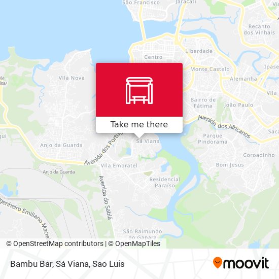 Bambu Bar, Sá Viana map