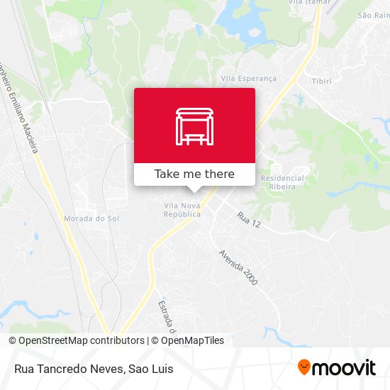 Rua Tancredo Neves map