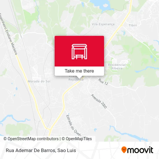 Rua Ademar De Barros map