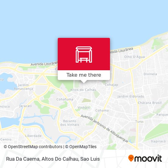 Rua Da Caema, Altos Do Calhau map